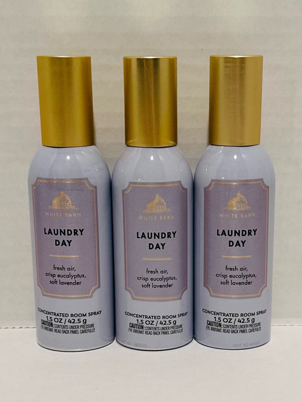 Bath & Body NEW (3) Laundry Day Concentrated Room Sprays